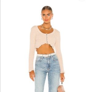 Rosehip Cardi in Rose Water